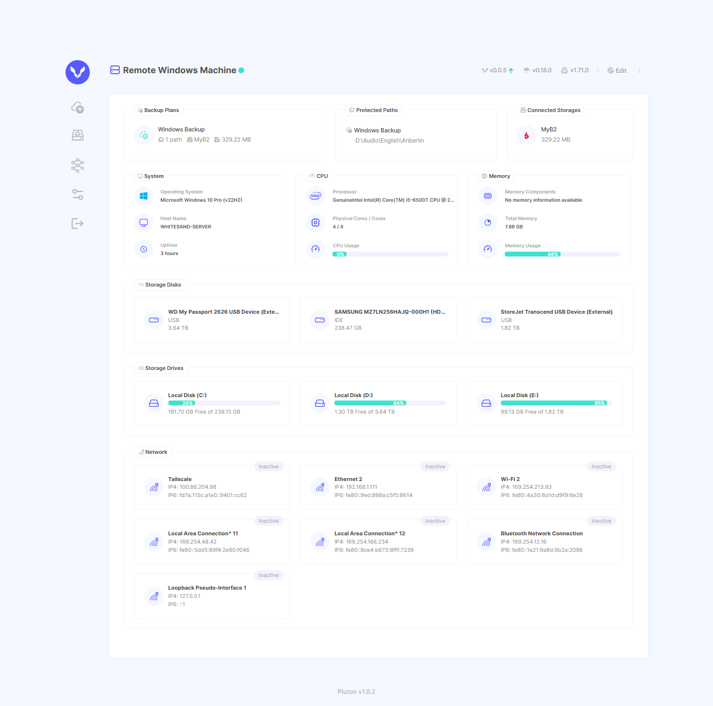 A Device Details Page