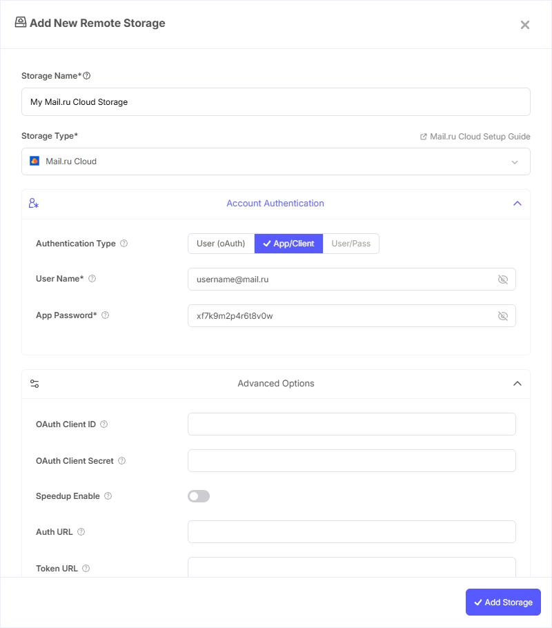 Pluton Mail.ru Cloud
